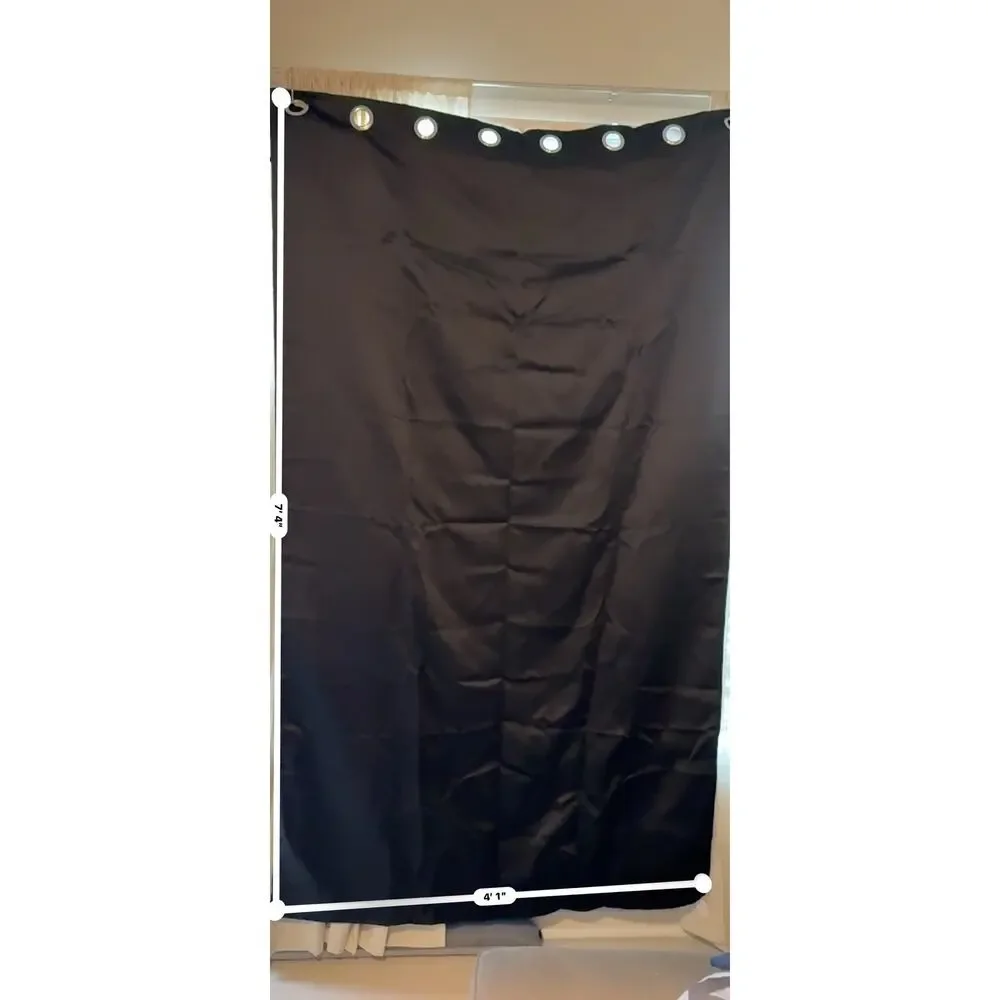 Blackout Curtain Panel 49” x 88” Grommet Top | Room Darkening| New Open Package